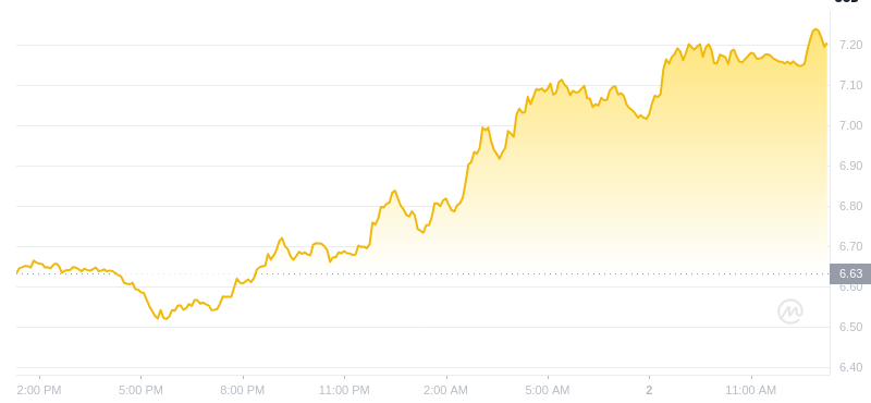 2025年01月02日波卡币价格
